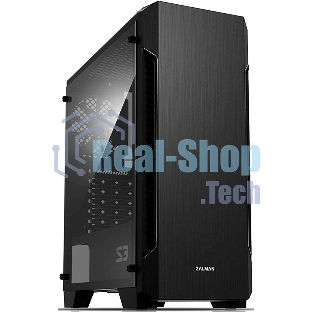 Компьютерный корпус MidiTower Zalman S3 TEMPERED GLASS WINDOW black