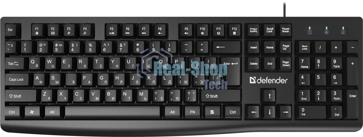 Клавиатура Defender Navigator HB-138 проводная, USB Type-A, чёрный