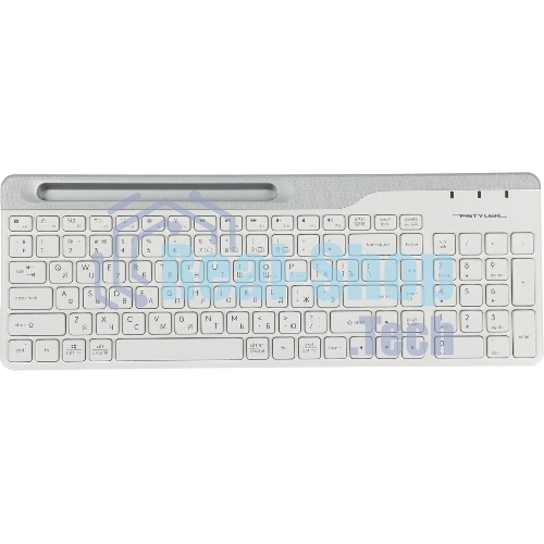 Клавиатура беспроводная A4Tech Fstyler FBK25, USB, Bluetooth/Радиоканал, белый/серый