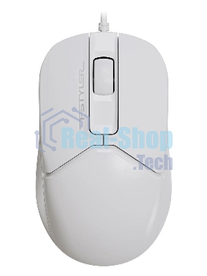 Мышь проводная A4Tech Fstyler FM12 белый, 1200 dpi, USB, кнопки - 3