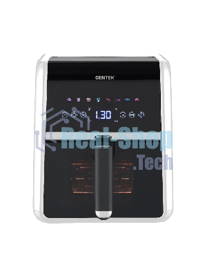 Аэрогриль Centek CT-3188 черный, 1500 Вт, 5 л, сенсор, 8 программ