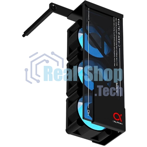 Вентилятор для процессора ALSEYE AS.03.08.0001 (C-RAM-Alpha-B) Product Size: 145.9 x 82 x 38.3мм Number of fans: 3 Size: 40 x 40 x 20мм Material: 1мм SPCC thick sheet metal Surface treatment: Powder coated black on the surface Box: Black Leaf: Milk white Luminous effect: internally emitting ARGb Speed: 1000-3500RPM Ou