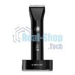Машинка для стрижки BRAYER BR3400, LED-дисплей, 4 насад, турбо, титан. покр, регу. высоты лезвий