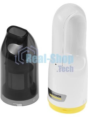 Пылесос ручной Karcher CVH 2 белый/черный, питание от аккумулятора, 70 Вт, уборка сухая, пылесборник контейнер 0.15 л