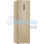 Холодильник Haier C2F637CGGU1 золотистый, двухкамерный, 278/108л, морозилка снизу, No Frost