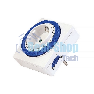 Розетка Smartbuy (SBE-STM1) таймер механический, 3600 Вт