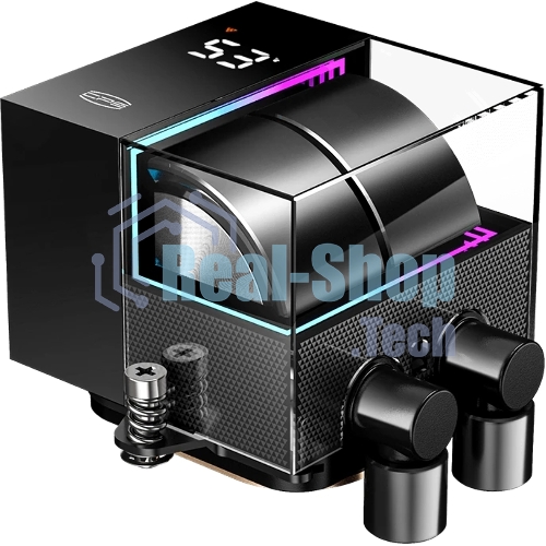 Система жидкостного охлаждения PcCooler DS360 Pro Digital ARGb Soc-AM5/AM4/1200/1700/1851 черный 4-pin 15-34.3dB Al LCD 310W Ret (D7-S360WBKN-GL)