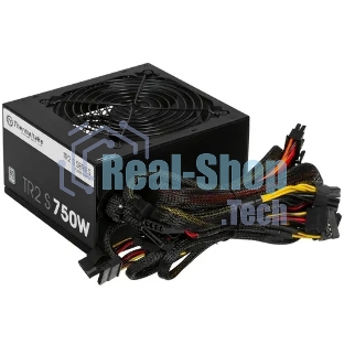 Блок питания Thermaltake ATX TR2 S, 750Вт, 80 PLUS WHITE, 120мм, черный