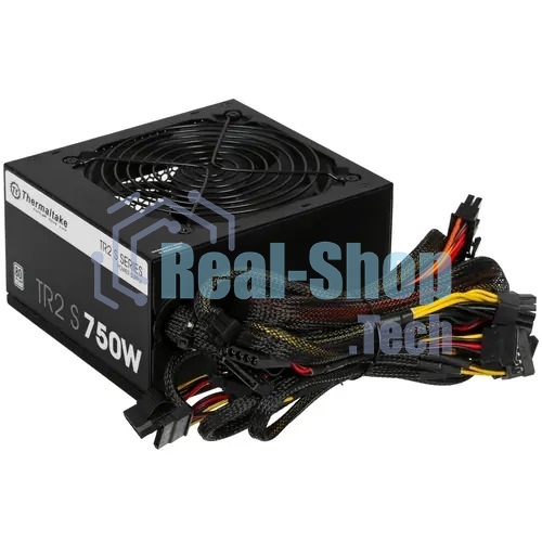 Блок питания Thermaltake ATX TR2 S, 750Вт, 80 PLUS WHITE, 120мм, черный