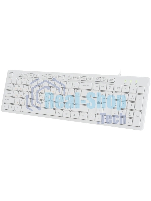 Клавиатура проводная Acer OKW123, USB, белый