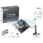 Материнская плата ASUS PRIME B850M-A WIFI, AM5, AMD B850, 4xDDR5, 4xSATA, 3xM.2, 1xPCIe 5.0 x16, 1xPCIe 4.0 x16, 1xHDMI, 2xDP, 1x2.5Gb LAN, Wi-Fi 6E, Bluetooth 5.3, 2xUSB-A 10Gbps, 2xUSB-A 5Gbps, 4xUSB-A 2.0, 3x3.5 мм, 7.1, mATX