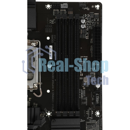Материнская плата Gigabyte B760 GAMING X WIFI6E GEN5, LGA1700, Intel B760, 4xDDR5, 4xSATA, 3xM.2, 1xPCIe 5.0 x16, 2xPCIe 3.0 x1, 1xHDMI, 1xDP, 1x2.5Gb LAN, Wi-Fi 6E, Bluetooth 5.3, 1xUSB-C 5Gbps, 1xUSB-A 10Gbps, 1xUSB-A 5Gbps, 5xUSB-A 2.0, 6x3.5 мм, 7.1, ATX