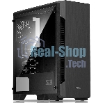 Компьютерный корпус MidiTower Zalman S3 TEMPERED GLASS WINDOW black