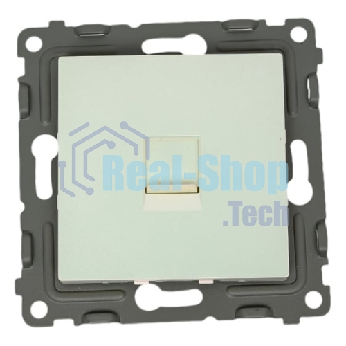 Розетка компьютерная 1-м TOKOV ELECTRIC СП Pixel RJ45 кат.5E механизм перламутр.