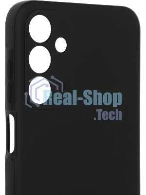 Чехол (клип-кейс) BoraSCO для Samsung Galaxy A15 Microfiber Case черный (72894)