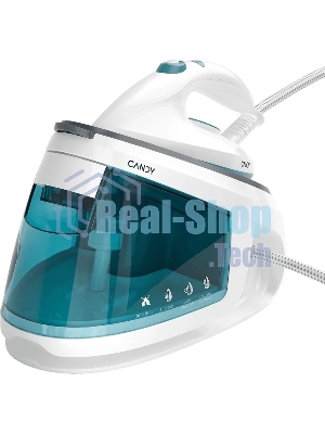 Парогенератор Candy CI-200 белый/голубой, 2400 Вт, 65 г/мин, 180 г/мин, 1400 мл