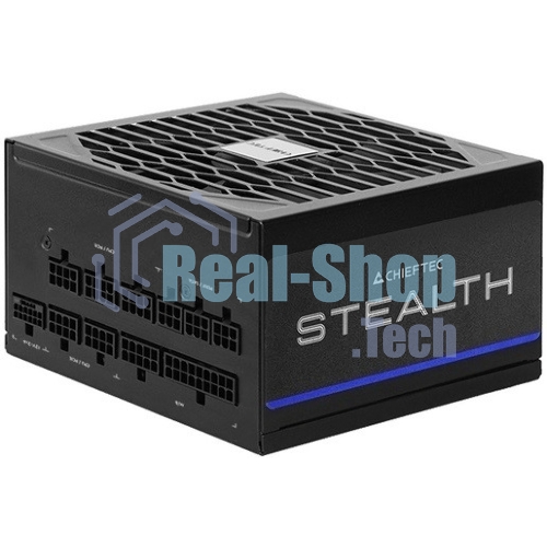 Блок питания Chieftec Stealth SPX-1000-FC (ATX 3.1, 1000W, 80 PLUS PLATINUM, Active PFC, 135mm fan, Gen5 PCIe, Full Cable Management) Retail