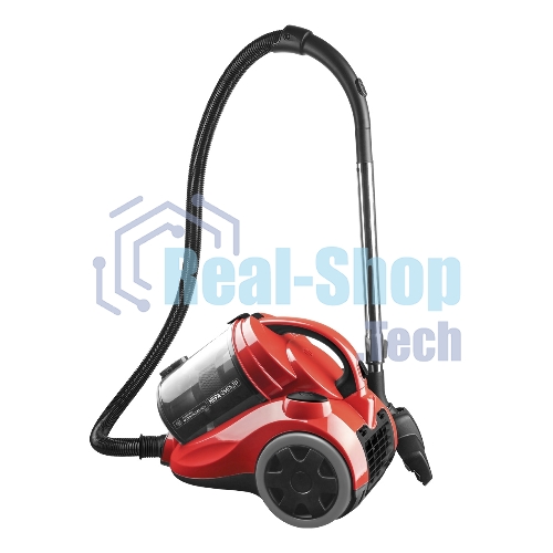 Пылесос Centek CT-2530 красный/черный, 400/2300 Вт, уборка сухая, пылесборник контейнер 2 л