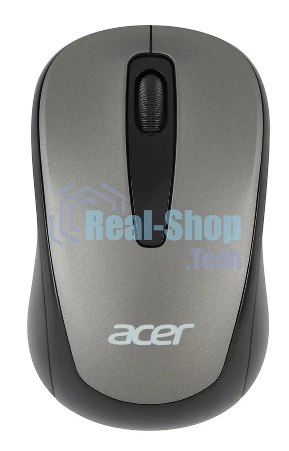 Мышь беспроводная Acer OMR134 серый, 1000 dpi, радиоканал, USB, кнопки - 3