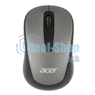 Мышь беспроводная Acer OMR134 серый, 1000 dpi, радиоканал, USB, кнопки - 3