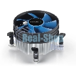 Кулер для процессора DEEPCOOL THETA 21 PWM черный/синий, 92 мм, алюминий, 2400 об/мин, 33.4 дБ, 4 pin, 95 Вт, 60.5 мм