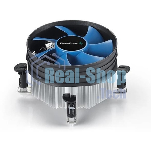 Кулер для процессора DEEPCOOL THETA 21 PWM черный/синий, 92 мм, алюминий, 2400 об/мин, 33.4 дБ, 4 pin, 95 Вт, 60.5 мм
