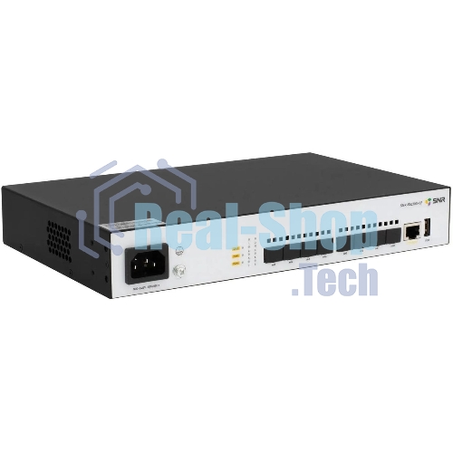 Коммутатор управляемый SNR 2+, 8 x 1/10GE SFP+. Питание: 220V AC