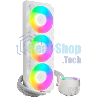 Система жидкостного охлаждения Arctic Cooling Liquid Freezer III Pro 360 ARGB Whte ACFRE00188A белый 120мм алюминий+медь 2500rpm 31db 4-pin