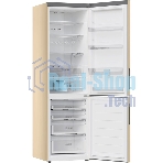Холодильник Haier C2F637CGGU1 золотистый, двухкамерный, 278/108л, морозилка снизу, No Frost