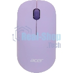 Комплект клавиатура + мышь Acer OCC205 беспроводной USB, 1200 dpi, фиолетовый