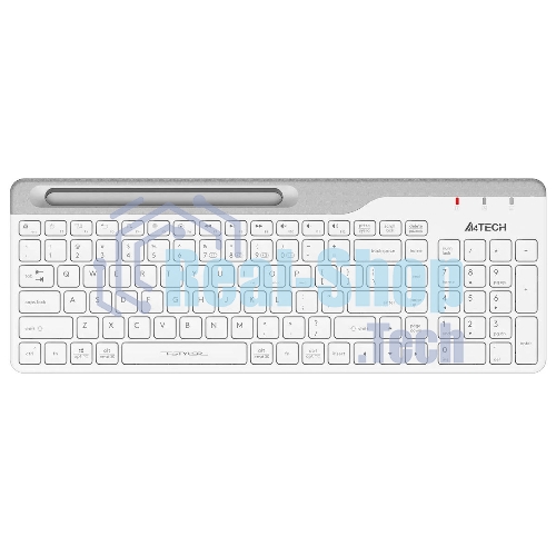 Клавиатура беспроводная A4Tech Fstyler FBK25, USB, Bluetooth/Радиоканал, белый/серый