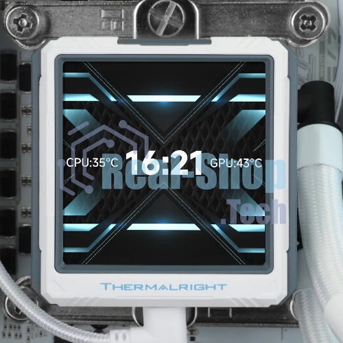 Водяное охлаждение для процессора Water Cooling System Thermalright Frozen Warframe 360 Ultra White Argb (360мм, White, ARGb/Fans: 3x120мм, 70.84CFM, 29.8dBA, 2000RPM/Pump height 60мм, 23dBA, 3000RPM, Rad thickness 27mm/S: 1200, 1700, 1851, 2011, 2066, 115X, AM5, AM4)