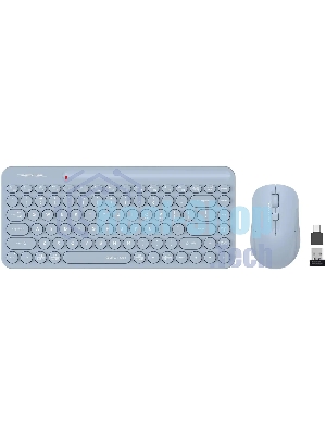Комплект клавиатура+мышь A4Tech FStyler FG3200 Air Blue беспроводной, USB, 2000 DPI, голубой