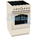 Плита электрическая Gorenje GECS5B70CLI бежевый, конфорок 4 электрических, духовка 70 л, 50 см x 85 см x 59.4 см