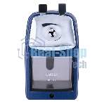 Точилка для карандашей механическая Deli 71156BLUE, 1 отверстие, металл, синий