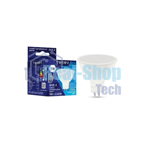 Лампа светодиодная TOKOV ELECTRIC 5Вт Soffit 6500К GU5.3 176-264В