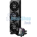 Система жидкостного охлаждения PcCooler DS360 Pro Digital ARGb Soc-AM5/AM4/1200/1700/1851 черный 4-pin 15-34.3dB Al LCD 310W Ret (D7-S360WBKN-GL)