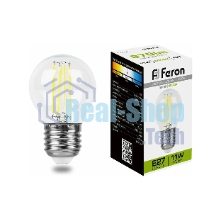 Лампа светодиодная Feron LB-511 11W 230V E27 4000K прозрачная