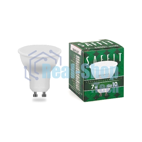 Лампа светодиодная SAFFIT SBMR1607 (55147) 7Вт 230В GU10 дневной