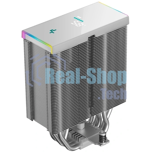 Кулер для процессора DEEPCOOL AK500S DIGITAL SE WH LGA20XX/1700/1200/115X/AM5/AM4 (12шт/кор, TDP 240W, PWM, Fan 120мм, 5 тепл. трубок, Copper Base, белый) RET (R-AK500S-WHADMN-GJD)