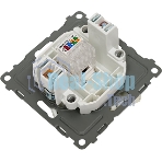 Розетка компьютерная 1-м TOKOV ELECTRIC СП Pixel RJ45 кат.5E механизм перламутр.