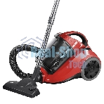 Пылесос Centek CT-2530 красный/черный, 400/2300 Вт, уборка сухая, пылесборник контейнер 2 л