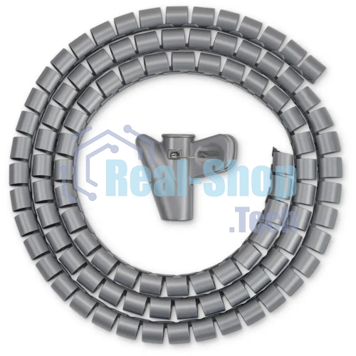 Кабельный органайзер Buro Spiral Hose 15x1500мм Silver