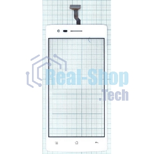 Сенсорное стекло (тачскрин) для OPPO Neo 5 (2015), белое