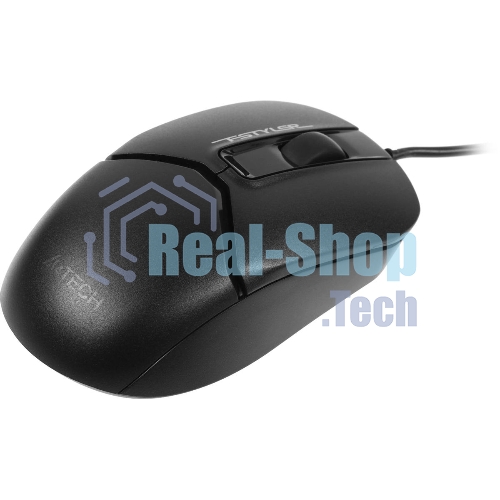 Мышь проводная A4Tech Fstyler FM12S черный, 1200 dpi, USB, кнопки - 3