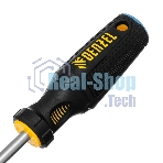 Отвертка Denzel SL8x150 мм, S2, 3к рукоятка