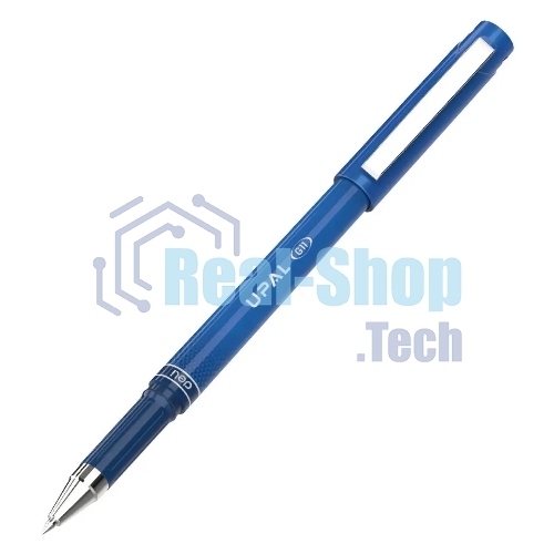 Ручка гелевая Deli Upal EG11-BL синий, d=0.7мм, синие чернила