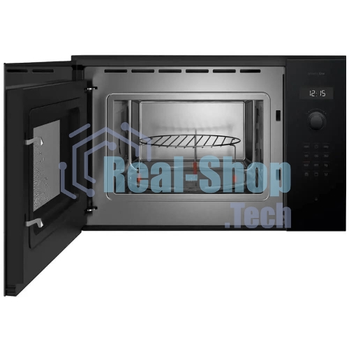 Микроволновая печь встраиваемая Bosch BEL454MB1F 6 Series, 900Вт,LED-display,AutoPilot 8, 25 л, гриль, черный, 382x594x388 мм