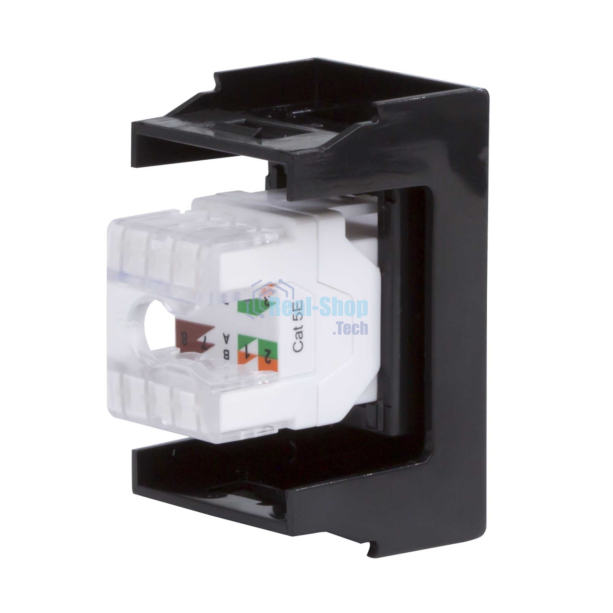 Розетка компьютерная DKC Viva 45238 1-м 1 мод. RJ45 кат.5E черный