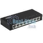 Коммутатор Dahua DH-PFS3008-8ET, 8×100 Мбит/с, неуправляемый
